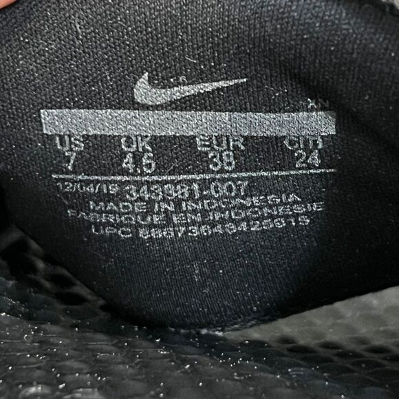 Nike Benassi JDI Slide Sandals Shoes Womens Size 7 Black Rose Gold 343880-007 - Picture 5 of 9